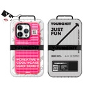 Apple iPhone 15 Pro Max Uyumlu Kılıf YoungKit Luggage FireFly Serisi Kapak - 18