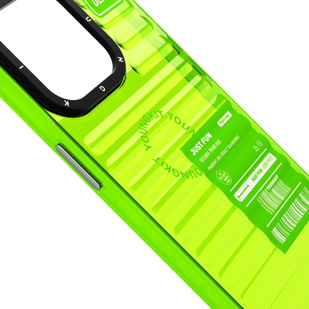 Apple iPhone 15 Pro Uyumlu Kılıf Şeffaf Renkli Tasarım YoungKit Fluorite Serisi Kapak - 5