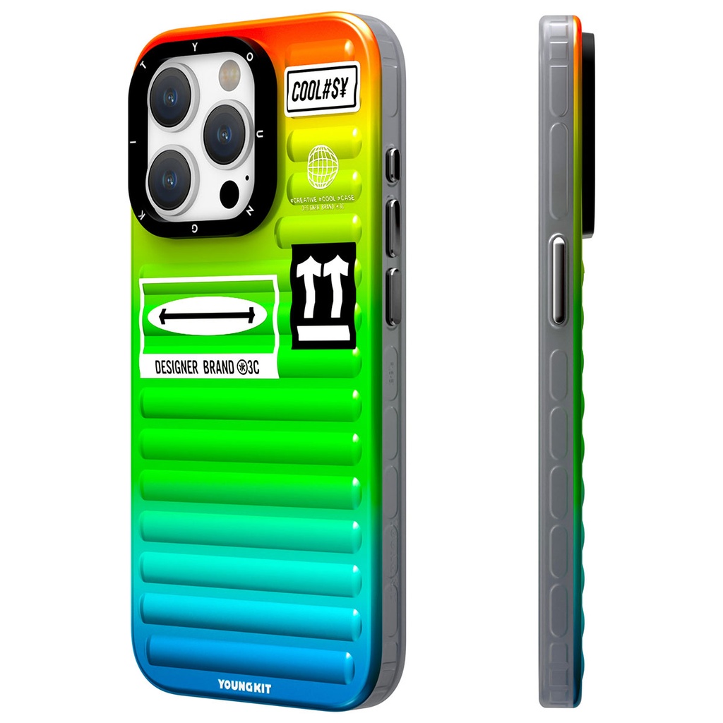 Apple iPhone 15 Pro Uyumlu Kılıf YoungKit The Secret Color Serisi Kapak - 2