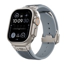 Apple Watch 7 45mm Uyumlu KRD-113 Spor Görünümlü Silikon Kordon