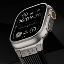 Apple Watch 7 45mm Uyumlu KRD-113 Spor Görünümlü Silikon Kordon