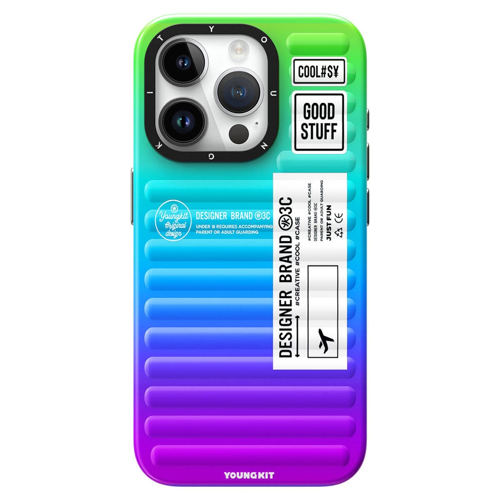Apple iPhone 15 Pro Uyumlu Kılıf YoungKit The Secret Color Serisi Kapak - 7