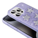 Apple iPhone 15 Pro Max Uyumlu Kılıf Airbagli Simli Arka Yüzey Zore Işıltı Silikon Kapak - 7