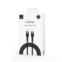 Wiwu Wİ-C017 Concise Serisi Type-C to Type-C PD Data Kablo 100W 1.2 metre - 4