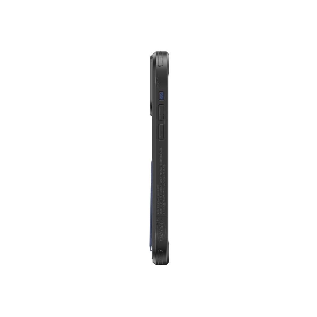 Apple iPhone 15 Pro Uyumlu Kılıf SkinArma Standlı Deri Görünümlü Slate Kapak - 2