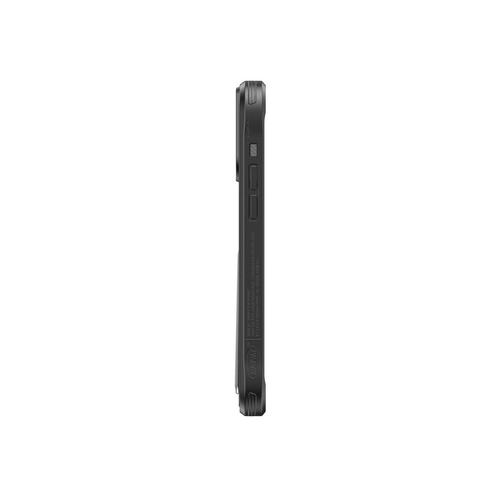 Apple iPhone 15 Pro Uyumlu Kılıf SkinArma Standlı Deri Görünümlü Slate Kapak - 6