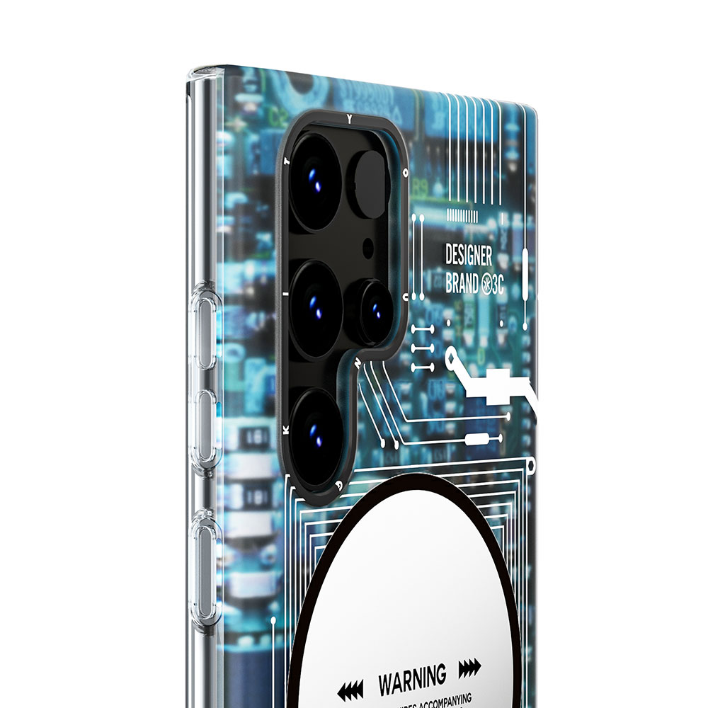 Samsung Galaxy S23 Ultra Uyumlu Kılıf Magsafe Şarj Özellikli YoungKit Technology Serisi Kapak - 3