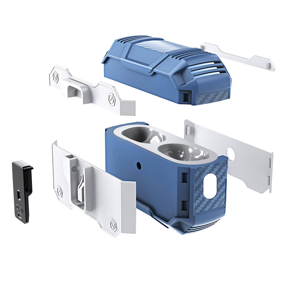 Apple Airpods Pro 2 Uyumlu Zore Airbag 35 Darbelere Karşı Dayanıklı Düğmeli Kılıf - 2