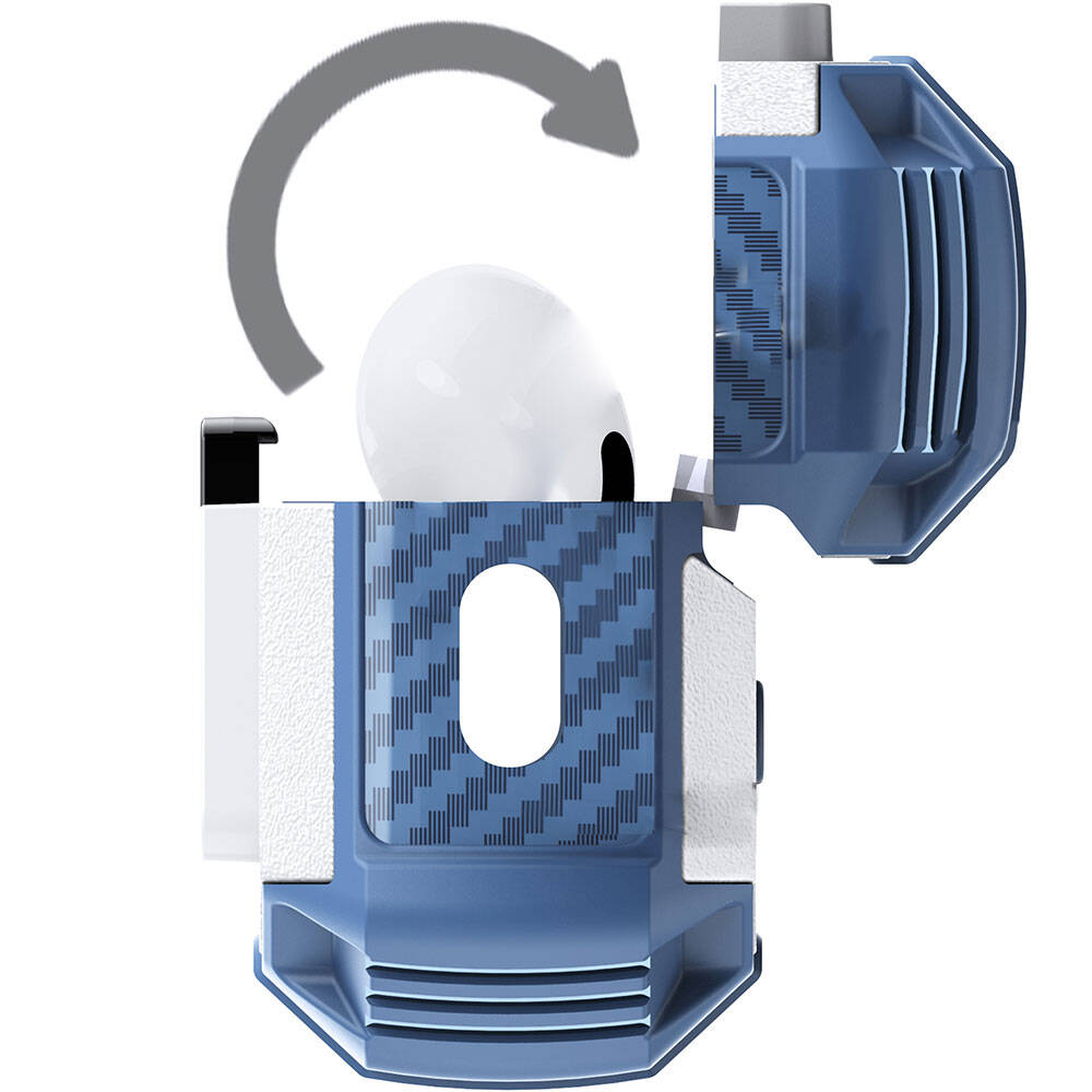 Apple Airpods 3. Nesil Uyumlu Zore Airbag 35 Darbelere Karşı Dayanıklı Düğmeli Kılıf - 2