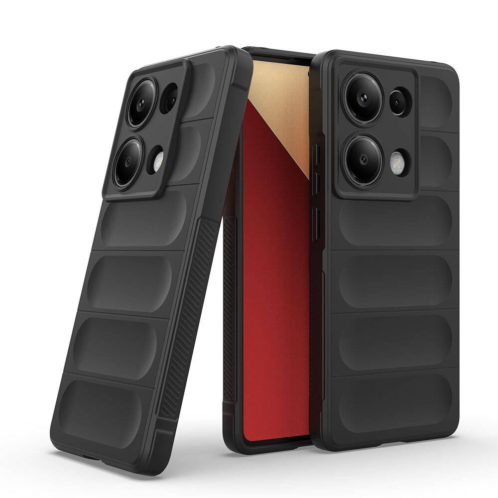 Redmi Note 13 Pro 4G Kılıf Esnek TPU Oyuklu Arka Yüzey Tasarımlı Zore Etnik Silikon Kapak - 4