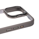 Apple iPhone 15 Pro Uyumlu Kılıf Kamera Lens Korumalı Standlı Zore Klon Lensli Kapak - 4