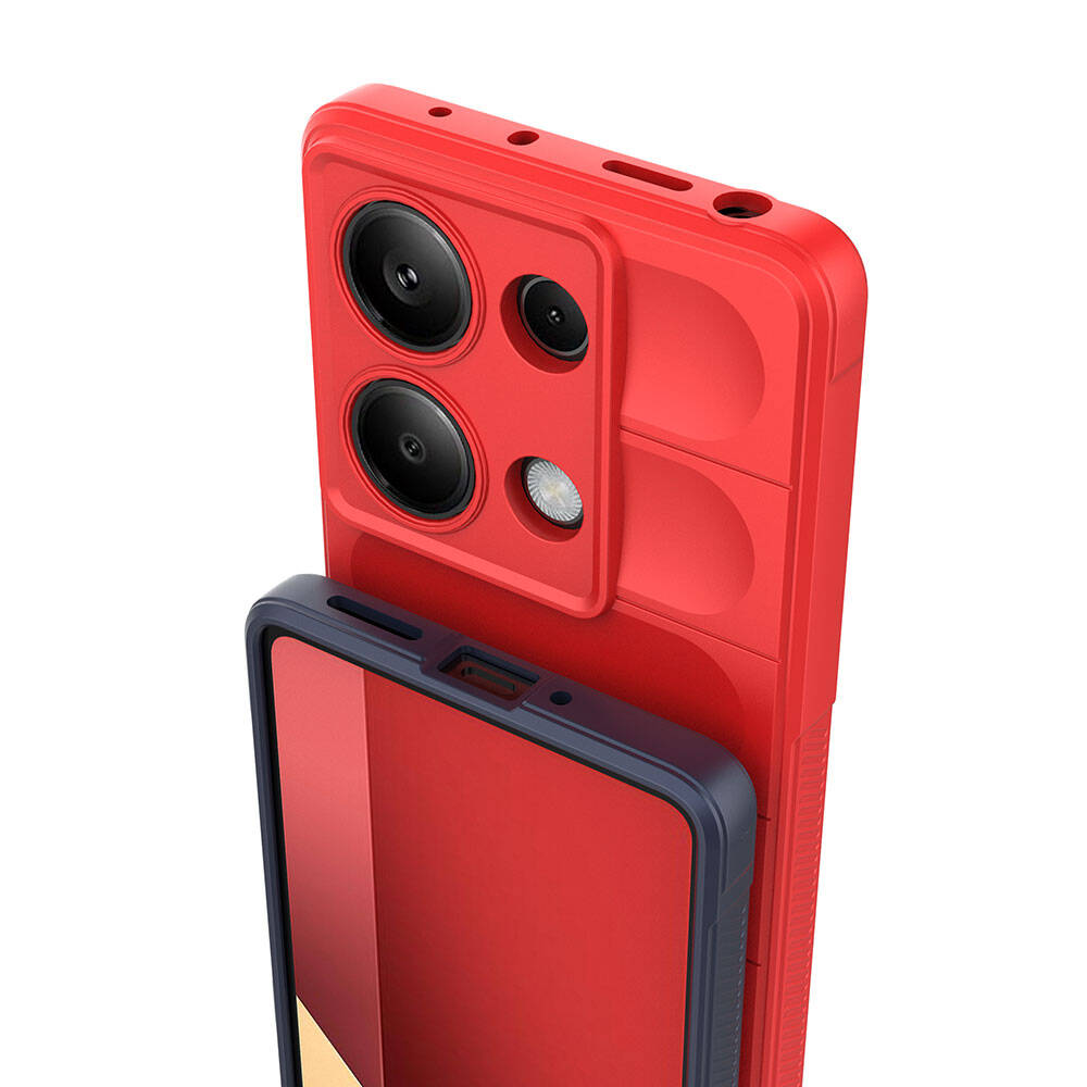 Redmi Note 13 Pro 4G Kılıf Esnek TPU Oyuklu Arka Yüzey Tasarımlı Zore Etnik Silikon Kapak - 18