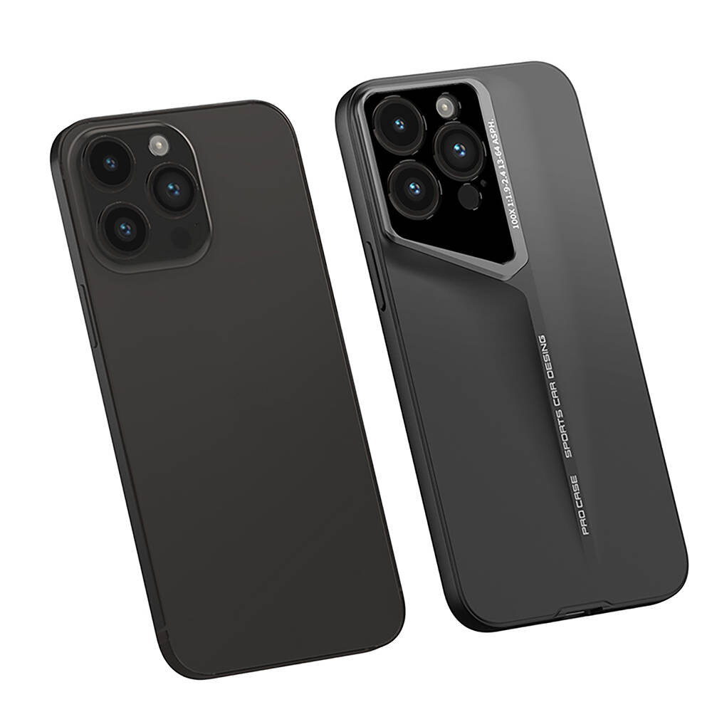 Apple iPhone 14 Pro Uyumlu Kılıf Ultra İnce Kameralı Korumalı Sert Rubber Zore Procase Kapak - 3