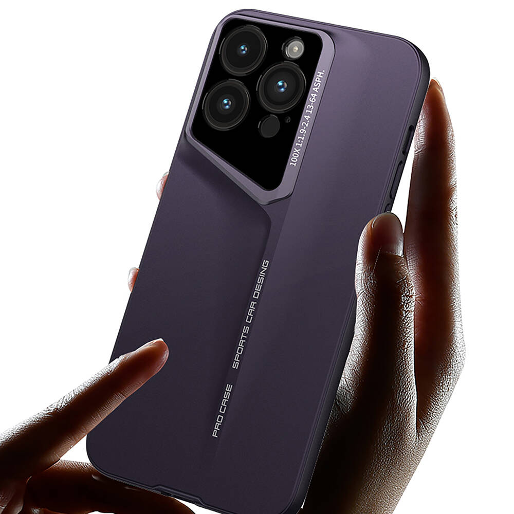 Apple iPhone 14 Pro Uyumlu Kılıf Ultra İnce Kameralı Korumalı Sert Rubber Zore Procase Kapak - 7