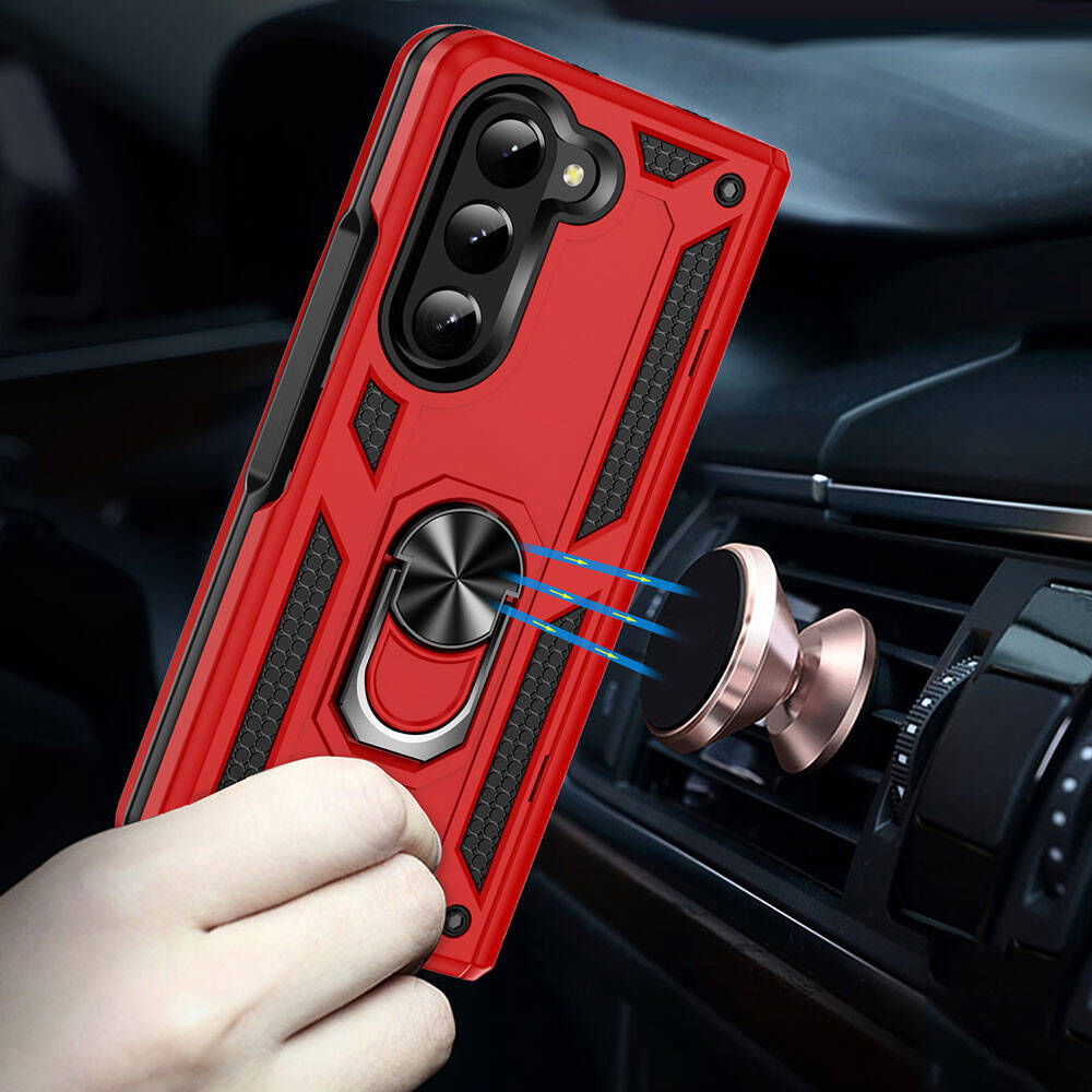 Samsung Galaxy Z Fold 5 Uyumlu Kılıf Zore Vega Kapak - 4