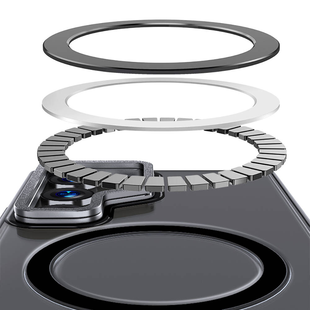 Samsung Galaxy S24 Ultra Uyumlu Kılıf Magsafe Şarj Özellikli Wlons Standlı Efsane Kapak - 9