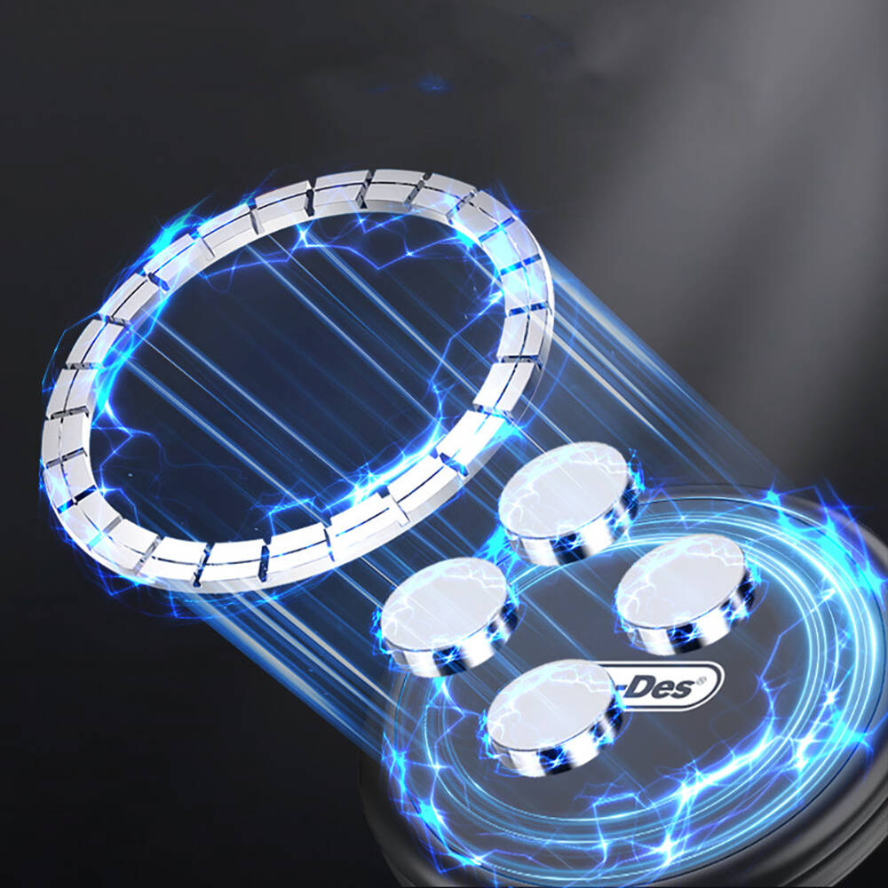 Go Des GD-HD303 Jiroskobik Sabitleme Özellikli Magnetik Direksiyon Tasarım Araç Telefon Tutucu - 4