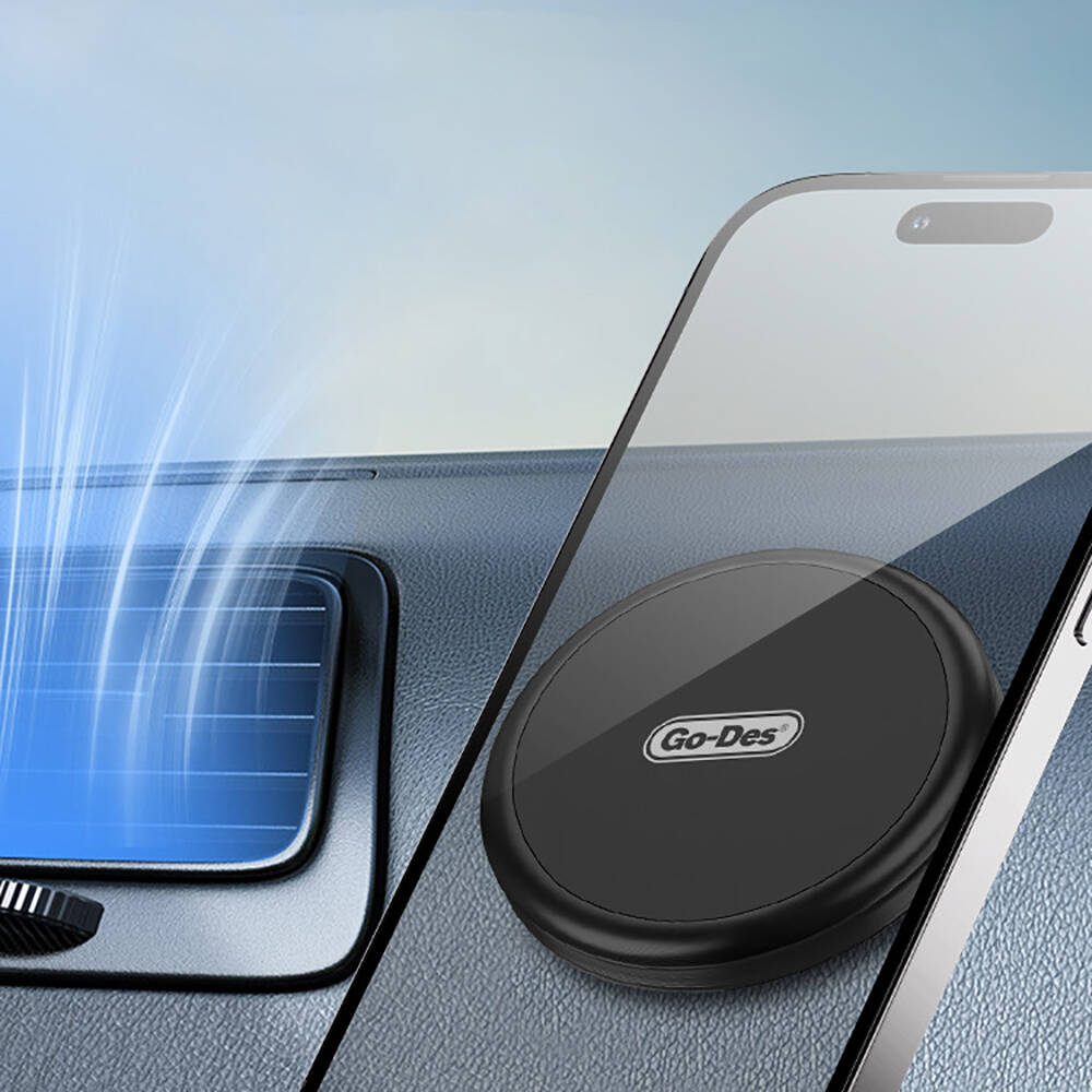 Go Des GD-HD303 Jiroskobik Sabitleme Özellikli Magnetik Direksiyon Tasarım Araç Telefon Tutucu - 7