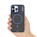 Apple iPhone 14 Uyumlu Kılıf Magsafe Şarj Özellikli Youngkit Rock Sand Serisi Kapak - 2