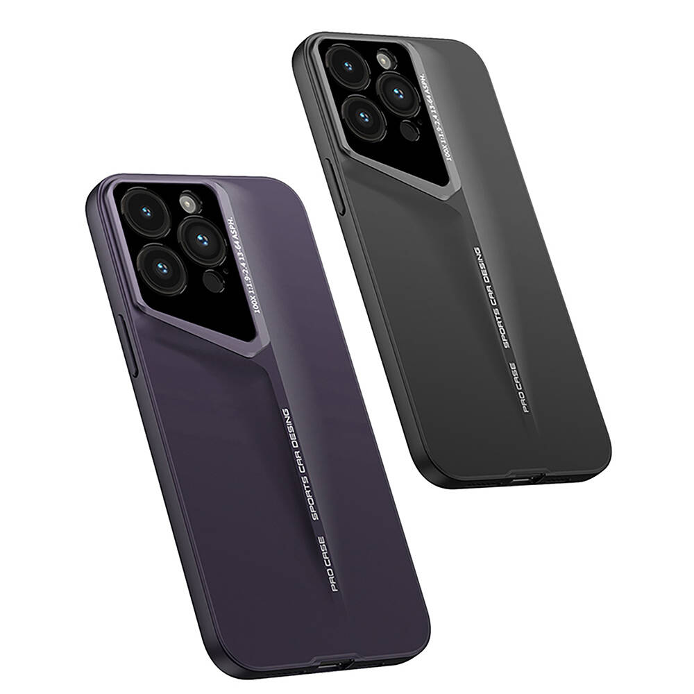 Apple iPhone 14 Pro Max Uyumlu Kılıf Ultra İnce Kameralı Korumalı Sert Rubber Procase Kapak - 4