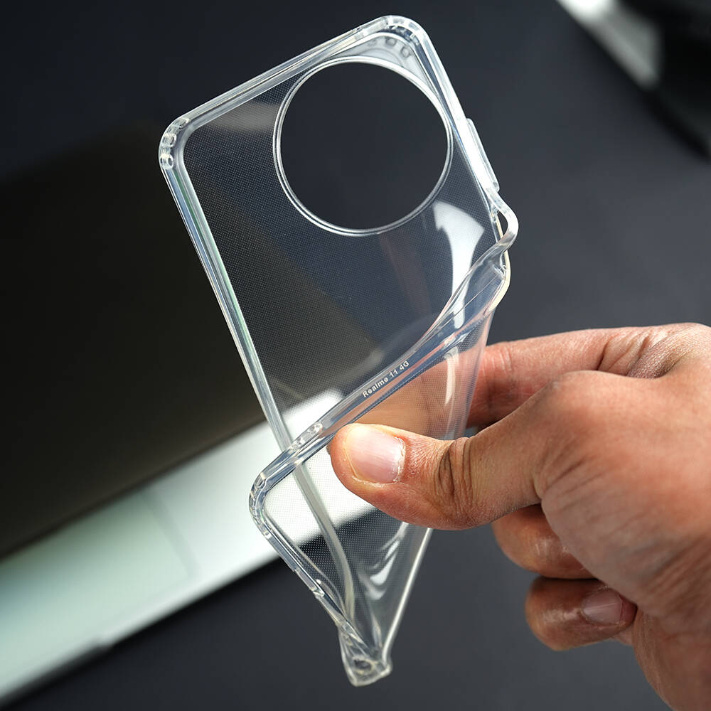 Realme 11 4G Kılıf Zore 2mm Anti Shock Silikon - 1
