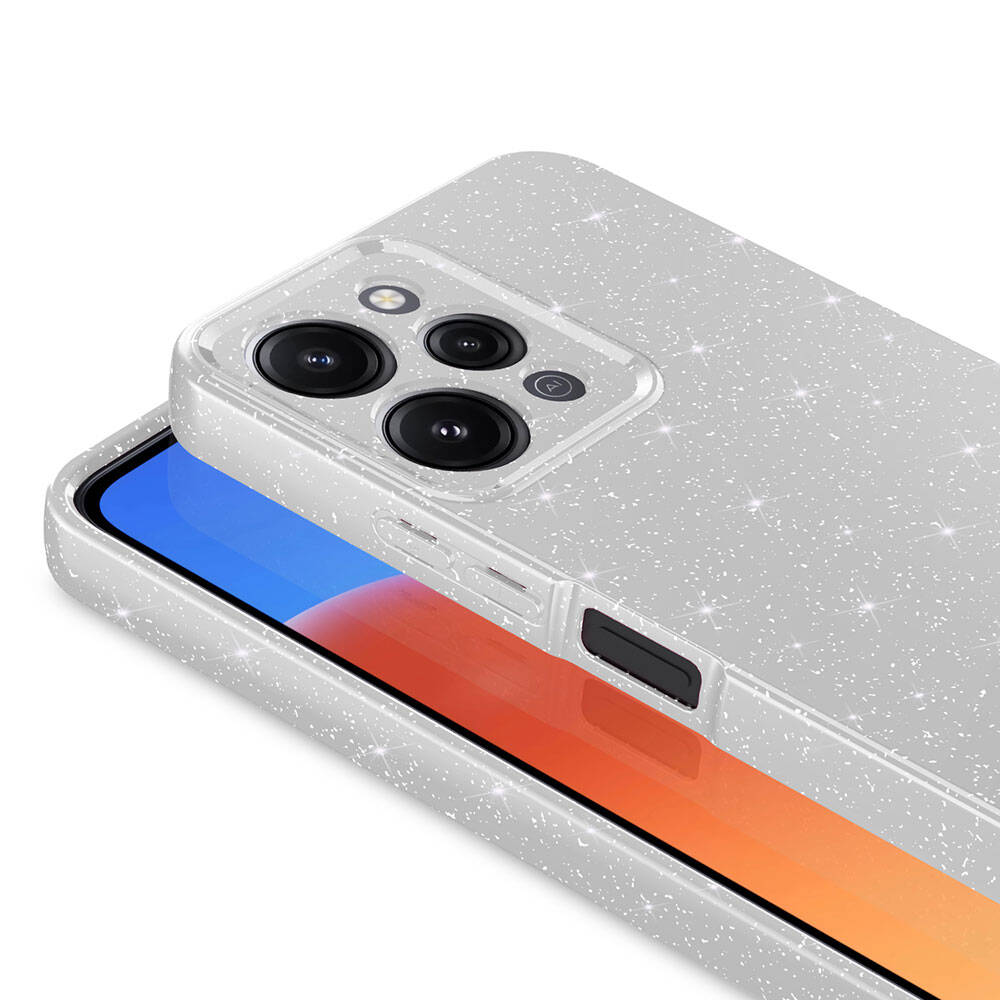 Xiaomi Redmi 12 Uyumlu Kılıf Kamera Korumalı Simli Lüks Zore Koton Kapak - 2