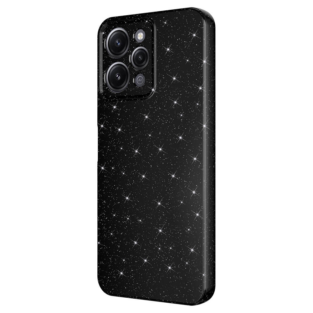 Xiaomi Redmi 12 Uyumlu Kılıf Kamera Korumalı Simli Lüks Zore Koton Kapak - 10