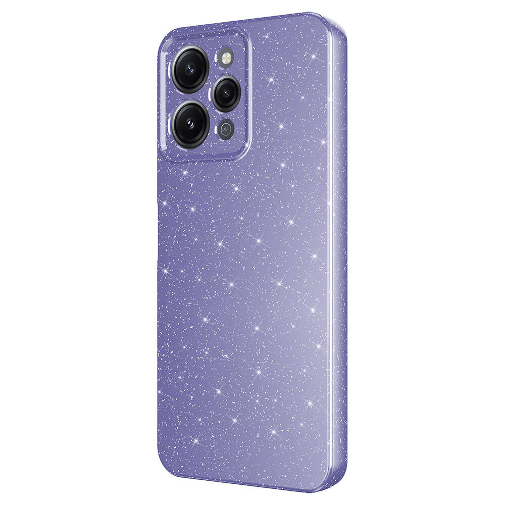 Xiaomi Redmi 12 Uyumlu Kılıf Kamera Korumalı Simli Lüks Zore Koton Kapak - 13