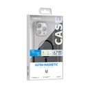 Apple iPhone 15 Pro Uyumlu Kılıf Magsafe Şarj Özellikli Standlı Metal Kamera Çerçeveli Mat Recci Glaze Serisi Kapak