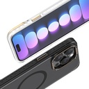 Apple iPhone 15 Pro Uyumlu Kılıf Magsafe Şarj Özellikli Cam Arka Yüzey Recci Michelin Serisi Kapak