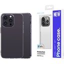 Apple iPhone 14 Pro Max Uyumlu Kılıf Airbagli Şeffaf Darbe Emici Silikon Tasarımlı Recci Clarity Serisi Kapak