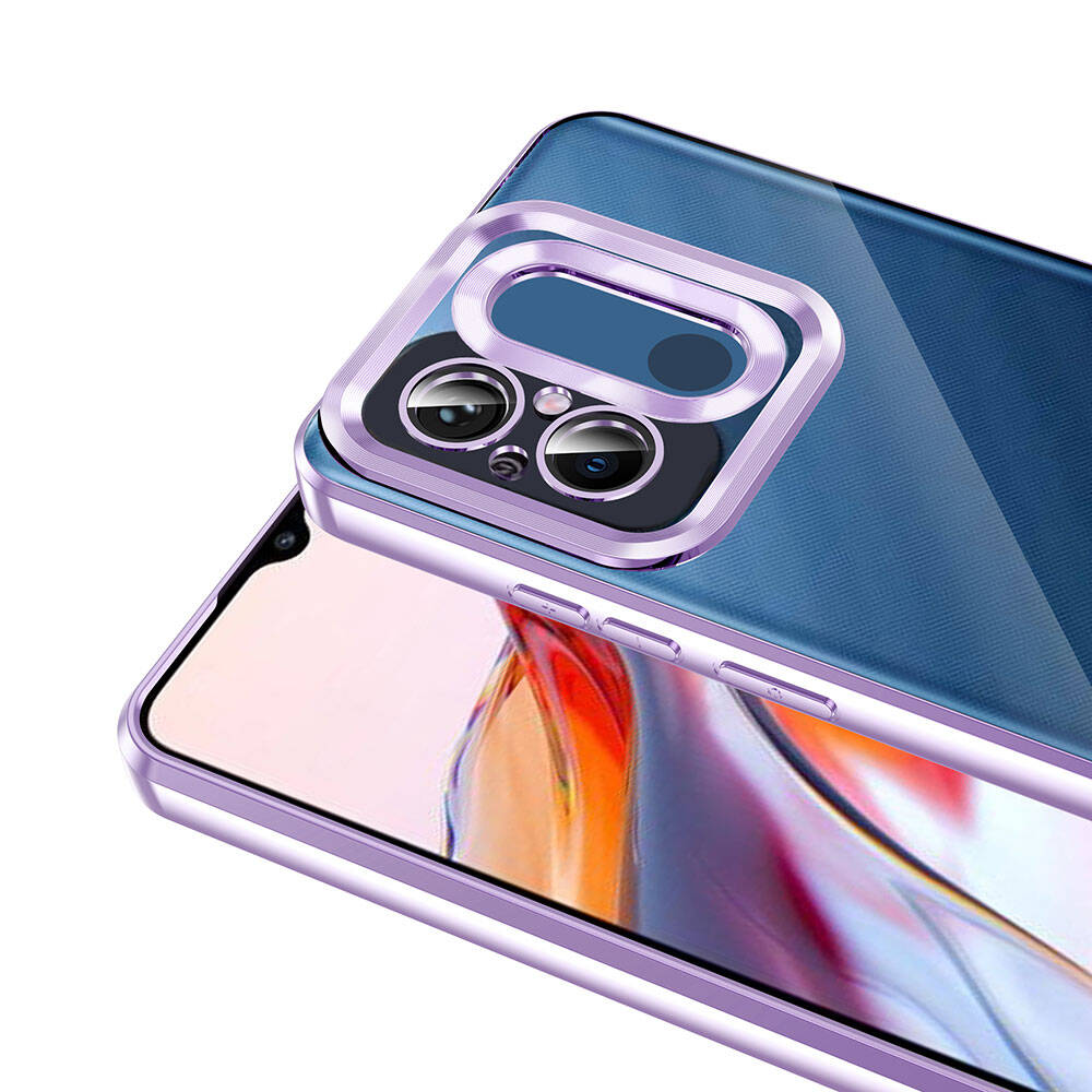 Xiaomi Redmi 12C Uyumlu Kılıf Kamera Korumalı Logo Gösteren Zore Omega Kapak - 4