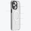 Apple iPhone 15 Pro Uyumlu Kılıf Magsafe Şarj Özellikli YoungKit Crystal Color Serisi Kapak - 5