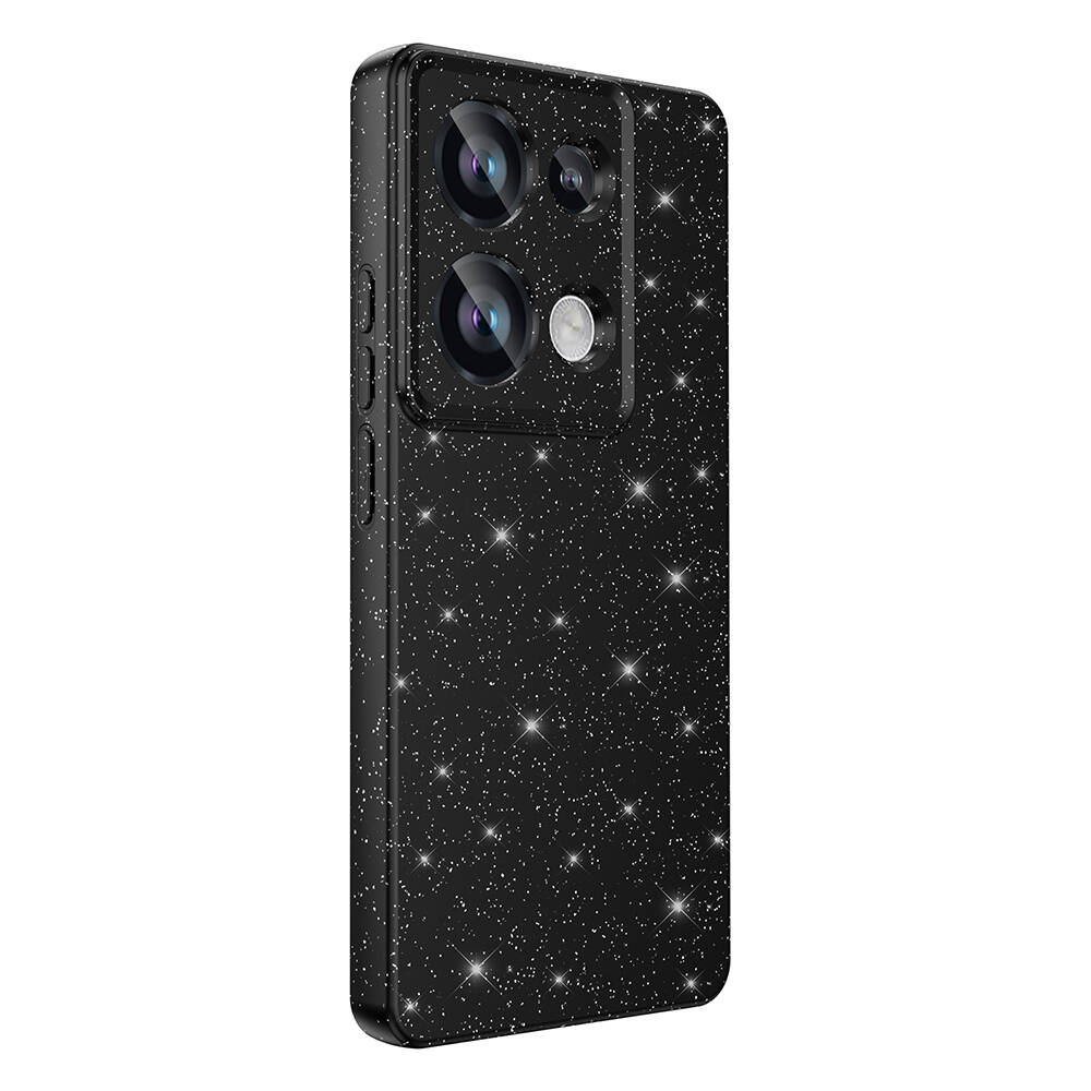 Xiaomi Redmi Note 13 Pro 4G Uyumlu Kılıf Kamera Korumalı Simli Lüks Zore Koton Kapak - 2