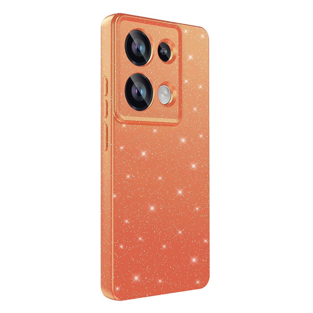 Xiaomi Redmi Note 13 Pro 4G Uyumlu Kılıf Kamera Korumalı Simli Lüks Zore Koton Kapak - 3