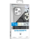 Apple iPhone 15 Pro Max Uyumlu Kılıf Magsafe Şarj Özellikli Saydam Arka Yüzey Recci Crystal Color Serisi Kapak