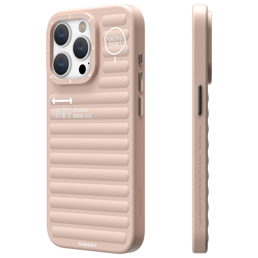 Apple iPhone 15 Pro Uyumlu Kılıf Mat Renkli Tasarım YoungKit Original Serisi Kapak - 1