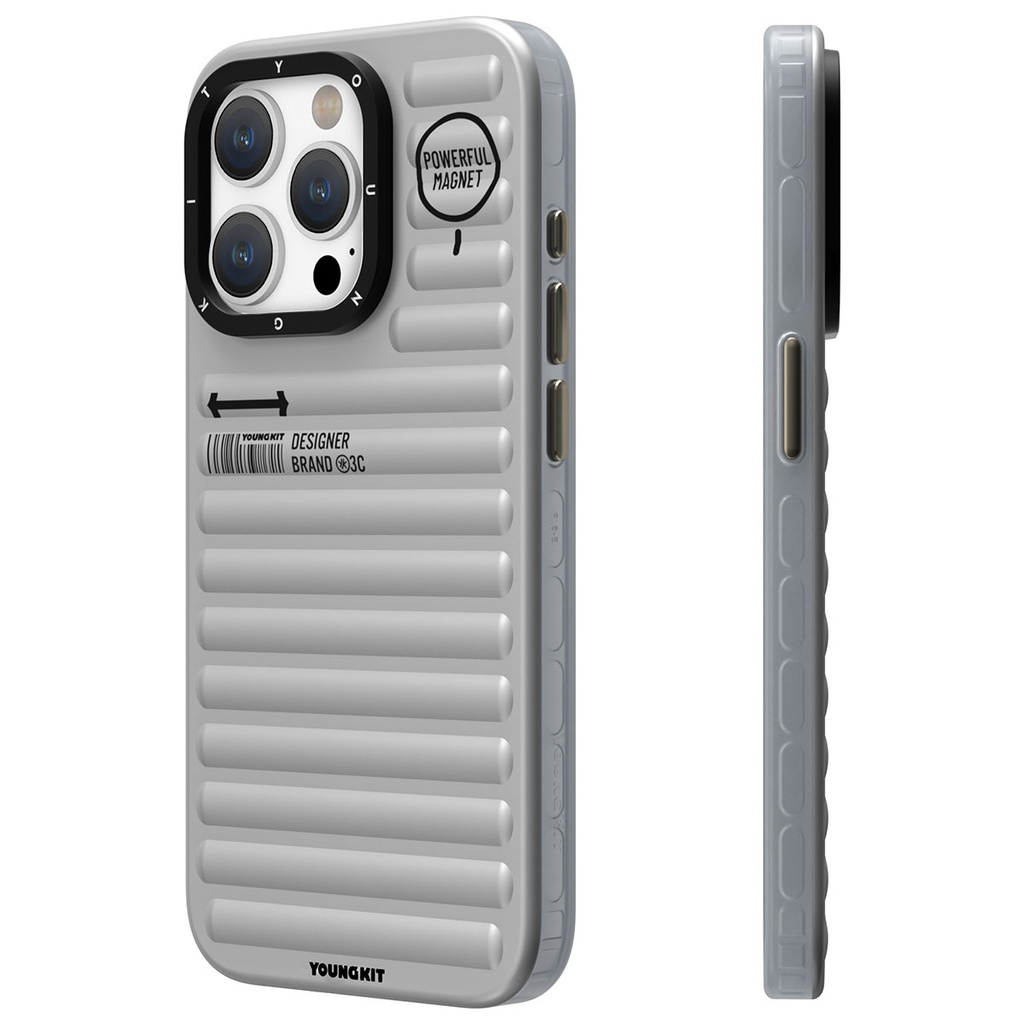 Apple iPhone 15 Pro Uyumlu Kılıf Mat Renkli Tasarım YoungKit Original Serisi Kapak - 4