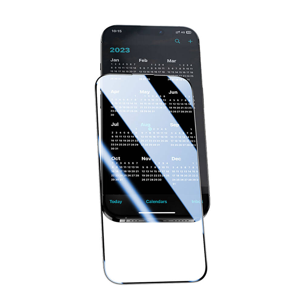 Apple iPhone 15 Pro Max Uyumlu Benks V Pro Ultra Shield 0.3mm Ekran Koruyucu + Kolay Uygulama Aparatlı - 1