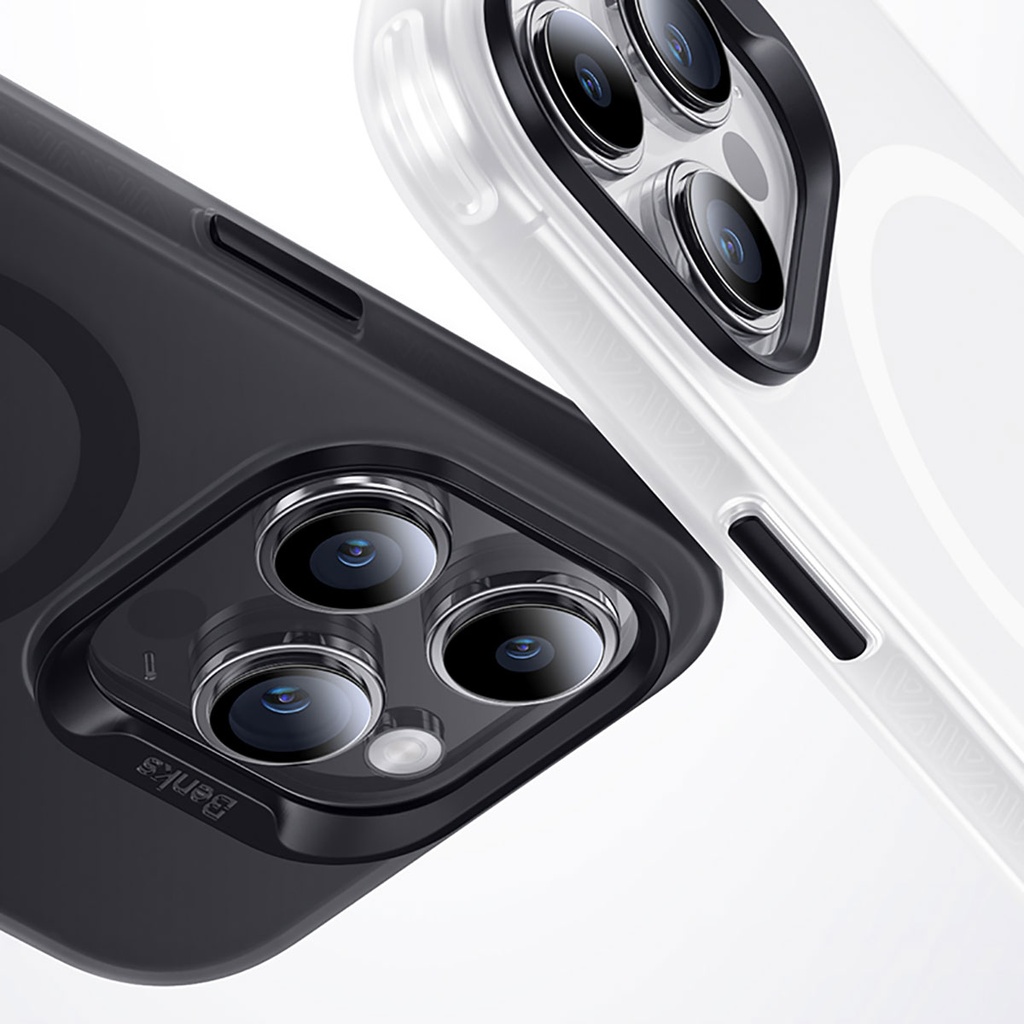 Apple iPhone 15 Pro Uyumlu Kılıf Magsafe Şarj Özellikli Benks Lucid Armor Kapak - 4