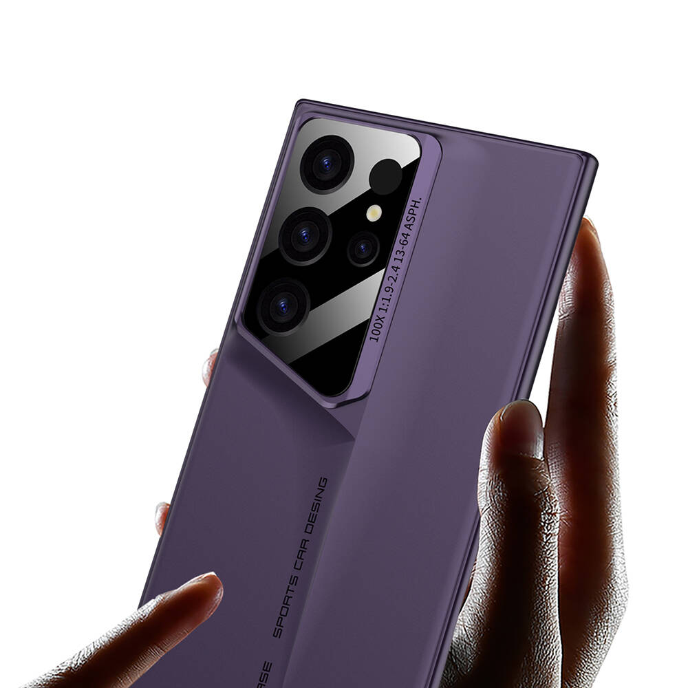 Samsung Galaxy S23 Ultra Uyumlu Kılıf Ultra İnce Kamera Korumalı Sert Rubber Zore Procase Kapak - 8