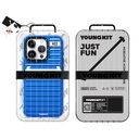 Apple iPhone 15 Pro Uyumlu Kılıf YoungKit Luggage FireFly Serisi Kapak - 15