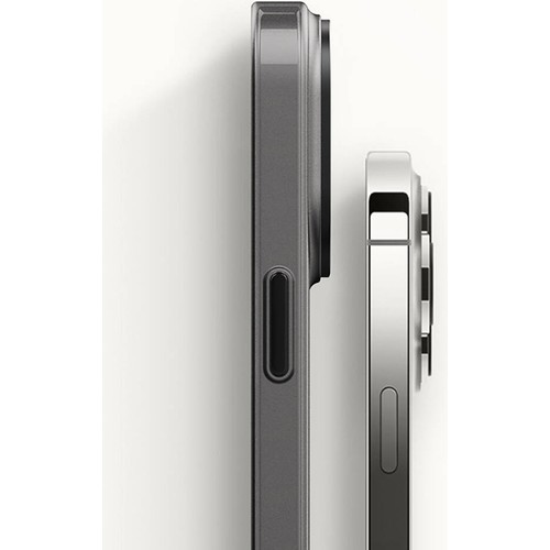 Apple iPhone 14 Uyumlu Kılıf Metal Kamera Çerçeveli Recci Glaze Serisi Kapak