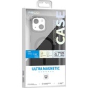 Apple iPhone 15 Plus Uyumlu Kılıf Magsafe Şarj Özellikli Saydam Arka Yüzey Recci Crystal Color Serisi Kapak