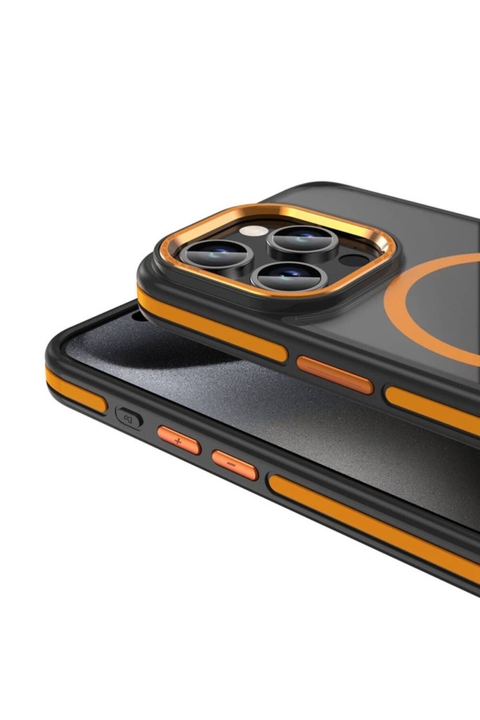 Apple iPhone 15 Pro Uyumlu Kılıf Magsafe Şarj Özellikli Mat Görünümlü Zore Ant Kapak