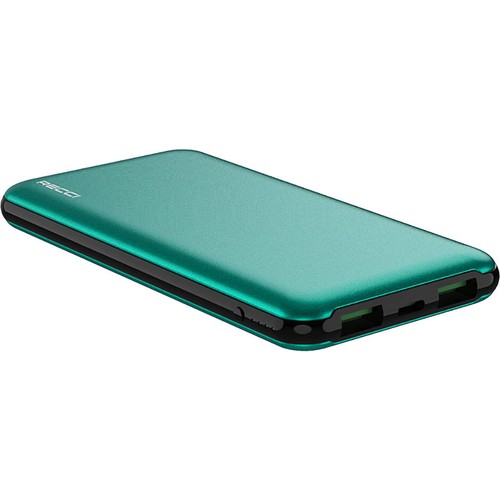 Recci RPB-P05 Greeny Serisi LED Işık Göstergeli Hızlı Şarj Özellikli Taşınabilir Powerbank 22.5W 10000mAh