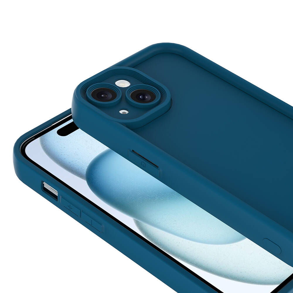 Apple iPhone 15 Uyumlu Kılıf Kamera Korumalı Zore Ananas Kapak - 6