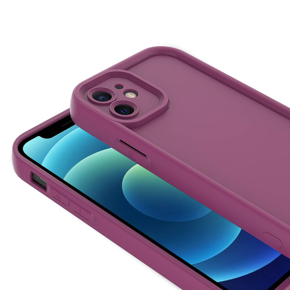 Apple iPhone 12 Uyumlu Kılıf Kamera Korumalı Zore Ananas Kapak - 6