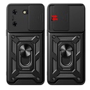 Tecno Pova 5 Uyumlu Kılıf Magnetik Standlı Kamera Korumalı Zore Sürgülü Vega Kapak - 7