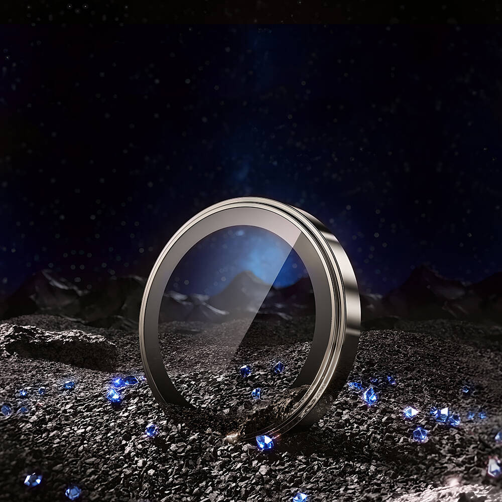 Apple iPhone 15 Pro Uyumlu Wiwu LG-003 Lens Guard Çizilmeye Karşı Dayanıklı Safir Kamera Lens Koruyucu - 2